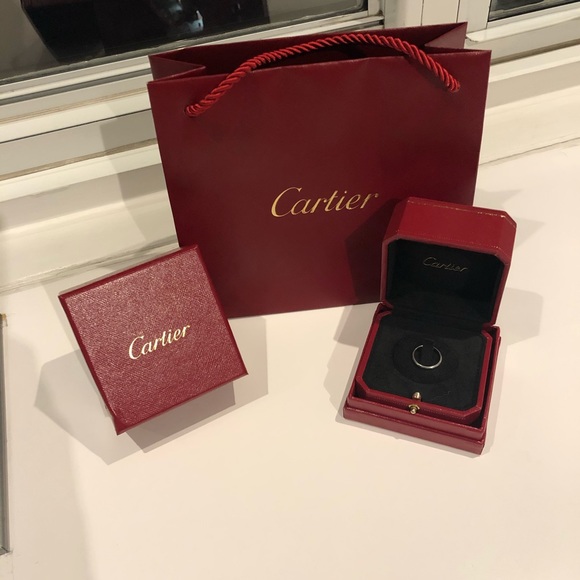 Cartier Platinum Band Size 50 or 5.25 - Picture 2 of 7